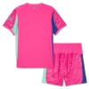 Camisola + Calções Guarda-Redes Manchester City Criança 2025-26 Rosa