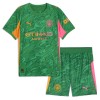 Camisola + Calções Guarda-Redes Manchester City Criança 2025-26 Verde