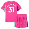 Camisola + Calções Guarda-Redes Manchester City Ederson M. 31 Criança 2025-26 Rosa