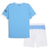 Camisola + Calções Manchester City Criança Equipamento 1ª 2025-26