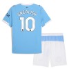 Camisola + Calções Manchester City Grealish 10 Criança Equipamento 1ª 2025-26