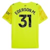 Camisola Guarda-Redes Manchester City Ederson M. 31 Homen 2025-26 Amarela