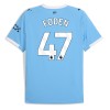 Camisola Manchester City Foden 47 Homen Equipamento 1ª 2025-26