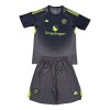 Camisola + Calções Guarda-Redes Manchester United Criança 2025-26 Preta