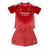Camisola + Calções Guarda-Redes Real Madrid Criança 2025-26 Vermelha
