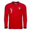 Camisola Portugal Ronaldo 7 Manga Comprida Homen Equipamento 1ª 2025