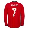 Camisola Portugal Ronaldo 7 Manga Comprida Homen Equipamento 1ª 2025