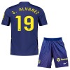 Camisola + Calções Atlético Madrid J. Alvarez 19 Criança Equipamento 2ª 2025-26