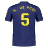 Camisola + Calções Atlético Madrid R. De Paul 5 Criança Equipamento 2ª 2025-26
