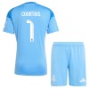Camisola + Calções Guarda-Redes Real Madrid Courtois 1 Criança 2025-26