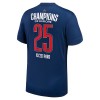 Camisola + Calções Paris Saint-Germain 1 Star Champions of Europe Criança Equipamento 1ª 24/25