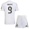 Camisola + Calções Real Madrid Mbappé 9 Criança Equipamento 1ª 2025-26