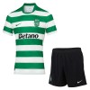 Camisola + Calções Sporting CP Criança Equipamento 1ª 2025-26