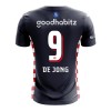 Camisola PSV Eindhoven De Jong 9 Homen Equipamento 2ª 2025-26