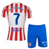 Camisola + Calções Atlético Madrid Griezmann 7 Criança Equipamento 1ª 2025-26