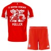 Camisola + Calções FC Bayern de Munique Thomas Muller 25 Criança Equipamento 1ª 2025-26 - Especial
