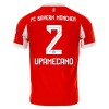 Camisola FC Bayern de Munique Dayot Upamecano 2 Homen Equipamento 1ª 2025-26