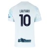 Camisola Inter Milan Lautaro Martinez 10 Homen Equipamento 2ª 2025-26