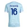Camisola Juventus McKennie 16 Homen Equipamento 2ª 2025-26