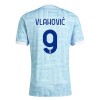 Camisola Juventus Vlahovic 9 Homen Equipamento 2ª 2025-26