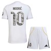 Camisola + Calções Real Madrid Modrić 10 Criança Equipamento 1ª 2025-26 - Especial