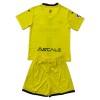 Camisola + Calções Villarreal Criança Equipamento 1ª 2025-26