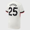 Camisola Chelsea Caicedo 25 Homen Equipamento 2ª 2025-26