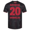 Camisola Bayer 04 Leverkusen Alejandro Grimaldo 20 Homen Equipamento 1ª 2025-26