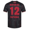 Camisola Bayer 04 Leverkusen Edmond Tapsoba 12 Homen Equipamento 1ª 2025-26
