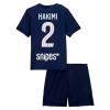 Camisola + Calções Paris Saint-Germain Hakimi 2 Criança Equipamento 1ª 2025-26