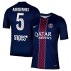 Camisola Paris Saint-Germain Marquinhos 5 Homen Equipamento 1ª 2025-26