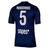 Camisola Paris Saint-Germain Marquinhos 5 Homen Equipamento 1ª 2025-26