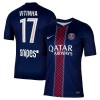 Camisola Paris Saint-Germain Vitinha 17 Homen Equipamento 1ª 2025-26