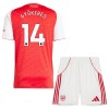 Camisola + Calções Arsenal Gyokeres 14 Criança Equipamento 1ª 2025-26