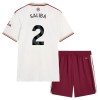 Camisola + Calções Arsenal Saliba 2 Criança Equipamento 3ª 2025-26