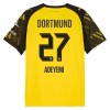 Camisola Borussia Dortmund Adeyemi 27 Homen Equipamento 1ª 2025-26