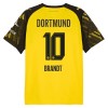 Camisola Borussia Dortmund Brandt 10 Homen Equipamento 1ª 2025-26