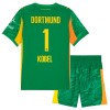 Camisola + Calções Guarda-Redes Borussia Dortmund Kobel 1 Criança 2025-26 Verde