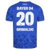 Camisola Bayer 04 Leverkusen Alejandro Grimaldo 20 Homen Equipamento 3ª 2025-26