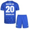Camisola + Calções Bayer 04 Leverkusen Alejandro Grimaldo 20 Criança Equipamento 3ª 2025-26