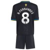Camisola + Calções Manchester United Bruno Fernandes 8 Criança Equipamento 3ª 2025-26