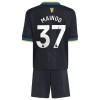 Camisola + Calções Manchester United Mainoo 37 Criança Equipamento 3ª 2025-26