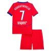 Camisola + Calções Paris Saint-Germain Kvaratskhelia 7 Criança Equipamento 3ª 2025-26