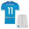 Camisola + Calções SSC Napoli De Bruyne 11 Criança Equipamento 1ª 2025-26