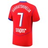 Camisola Paris Saint-Germain Kvaratskhelia 7 Homen Equipamento 3ª 2025-26