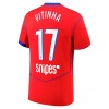 Camisola Paris Saint-Germain Vitinha 17 Homen Equipamento 3ª 2025-26