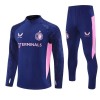 Feyenoord Homen Conjunto de Moletom de Treino Quarto-Zíper 2025-26 Azul