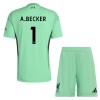 Camisola + Calções Guarda-Redes Liverpool A. Becker 1 Criança 2025-26 Verde