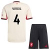 Camisola + Calções Liverpool Virgil 4 Criança Equipamento 2ª 2025-26