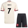 Camisola + Calções Liverpool Wirtz 7 Criança Equipamento 2ª 2025-26